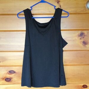 Black Sleeveless Women's Top